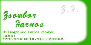 zsombor harnos business card